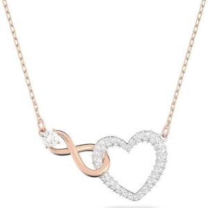 Sparkling Elegance: Swarovski Infinity & Heart Necklace for Every Occasion