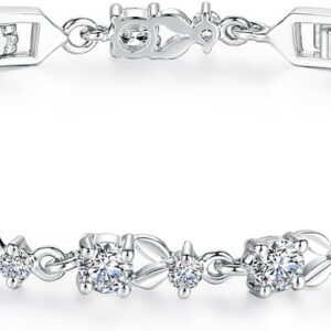 Versatile Tennis Bracelet: 8 Dazzling Color Choices