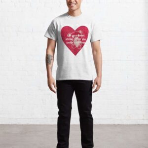 Classic Heart T Shirt – Comfortable Everyday Wear in 19 Colors and All Sizes